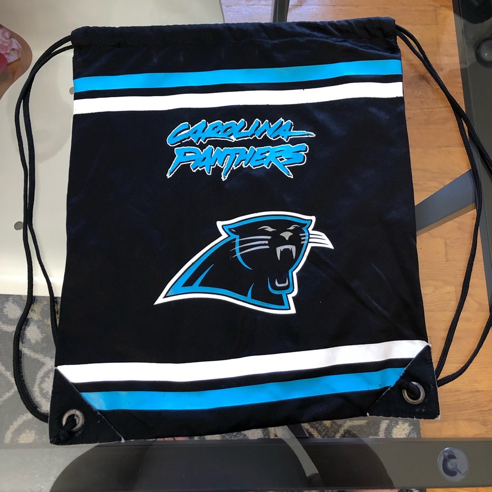 carolina panthers drawstring bag